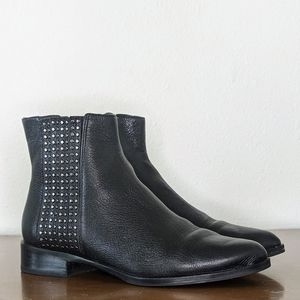 Diane von Furstenberg Black Leather Chelsea Boot - Sz. 37 (7)